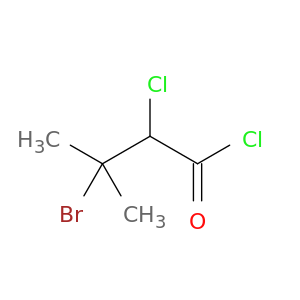 Butanoyl chloride, 3-bromo-2-chloro-3-methyl-