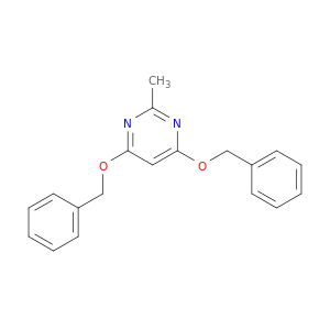 Pyrimidine,2-methyl-4,6-bis(phenylmethoxy)-
