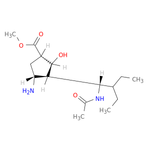 (1S,2S,3R,4R)-Methyl 3-((R)-1-acetamido-2-ethylbutyl)-4-amino-2-hydroxycyclopentanecarboxylate
