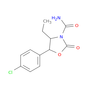 5-(4-chlorophenyl)-n-ethyl-2-oxo-1,3-oxazolidine-3-carboxamide