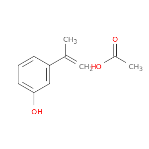 Phenol, 3-(1-methylethenyl)-, acetate