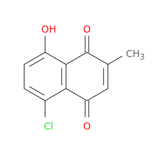 1,4-Naphthalenedione, 5-chloro-8-hydroxy-2-methyl-