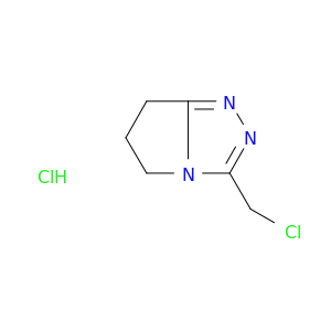 3-(Chloromethyl)-6,7-dihydro-5H-pyrrolo[2,1-c][1,2,4]triazole hydrochloride