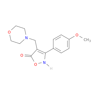 5(2H)-Isoxazolone, 3-(4-methoxyphenyl)-4-(4-morpholinylmethyl)-