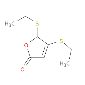2(5H)-Furanone, 4,5-bis(ethylthio)-