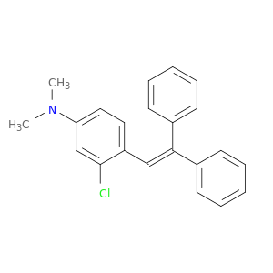 Benzenamine, 3-chloro-4-(2,2-diphenylethenyl)-N,N-dimethyl-
