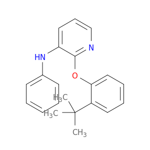 3-Pyridinamine, 2-[2-(1,1-dimethylethyl)phenoxy]-N-phenyl-