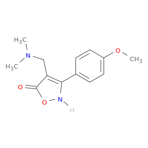 5(2H)-Isoxazolone, 4-[(dimethylamino)methyl]-3-(4-methoxyphenyl)-