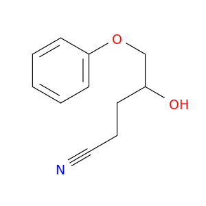 Pentanenitrile, 4-hydroxy-5-phenoxy-