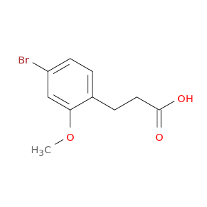 3-(4-溴-2-甲氧基苯基)丙酸