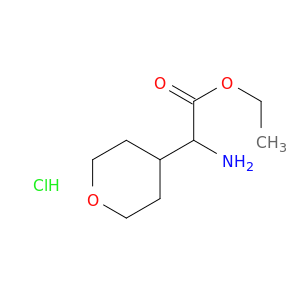 ethyl 2-amino-2-(oxan-4-yl)acetate hydrochloride
