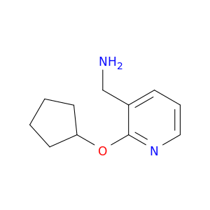 [2-(cyclopentyloxy)pyridin-3-yl]methanamine