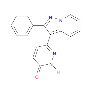 3(2H)-Pyridazinone, 6-(2-phenylpyrazolo[1,5-a]pyridin-3-yl)-