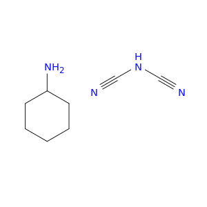 Cyanamide, cyano-, compd. with cyclohexanamine (1:1)