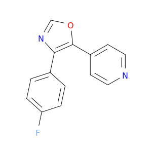 Pyridine, 4-[4-(4-fluorophenyl)-5-oxazolyl]-