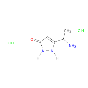 5-(1-Aminoethyl)-2,3-dihydro-1H-pyrazol-3-one dihydrochloride