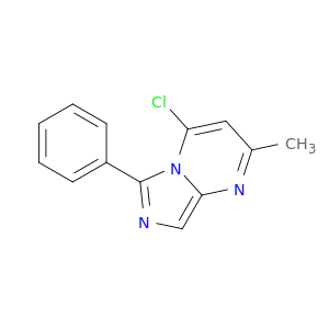 Imidazo[1,5-a]pyrimidine, 4-chloro-2-methyl-6-phenyl-