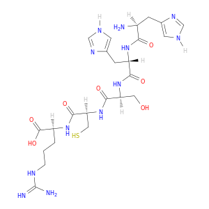 L-Arginine, L-histidyl-L-histidyl-L-seryl-L-cysteinyl-