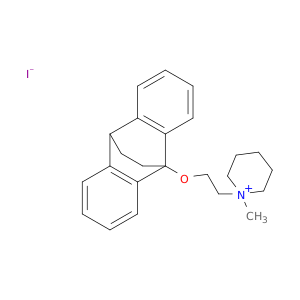Piperidinium,1-[2-[(9,10-dihydro-9,10-ethanoanthracen-9-yl)oxy]ethyl]-1-methyl-, iodide(1:1)