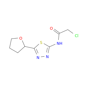 2-Chloro-N-(5-(tetrahydrofuran-2-yl)-1,3,4-thiadiazol-2-yl)acetamide