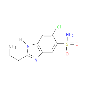 1H-Benzimidazole-5-sulfonamide, 6-chloro-2-propyl-