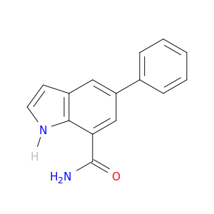 1H-Indole-7-carboxamide, 5-phenyl-