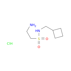 2-amino-N-(cyclobutylmethyl)ethane-1-sulfonamide hydrochloride