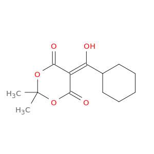 1,3-Dioxane-4,6-dione, 5-(cyclohexylhydroxymethylene)-2,2-dimethyl-