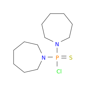 Phosphinothioicchloride, bis(hexahydro-1H-azepin-1-yl)- (7CI,8CI)