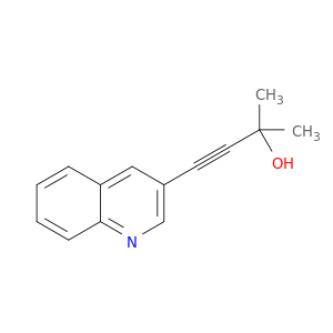 3-Butyn-2-ol, 2-methyl-4-(3-quinolinyl)-