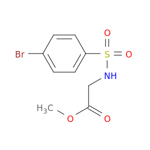 MEthyl 2-[(4-bromobenzene)sulfonamido]acetate