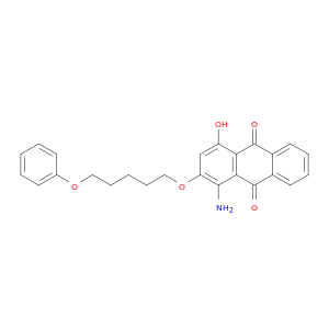 9,10-Anthracenedione, 1-amino-4-hydroxy-2-[(5-phenoxypentyl)oxy]-