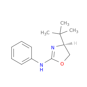 2-Oxazolamine, 4-(1,1-dimethylethyl)-4,5-dihydro-N-phenyl-, (4S)-