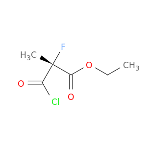Propanoic acid, 3-chloro-2-fluoro-2-methyl-3-oxo-, ethyl ester, (R)-