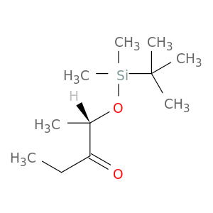 3-Pentanone, 2-[[(1,1-dimethylethyl)dimethylsilyl]oxy]-, (2S)-