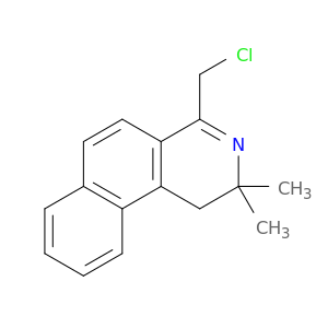 Benz[f]isoquinoline, 4-(chloromethyl)-1,2-dihydro-2,2-dimethyl-