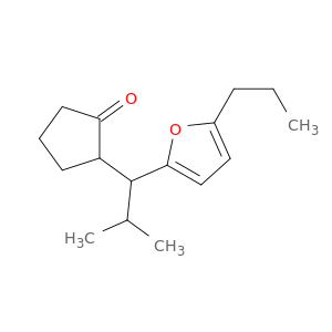 Cyclopentanone, 2-[2-methyl-1-(5-propyl-2-furanyl)propyl]-