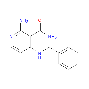 3-Pyridinecarboxamide, 2-amino-4-[(phenylmethyl)amino]-