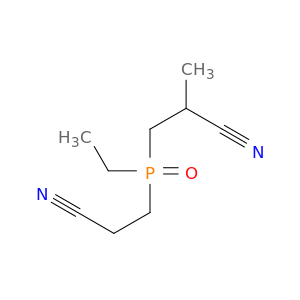 Propanenitrile, 3-[(2-cyanoethyl)ethylphosphinyl]-2-methyl-