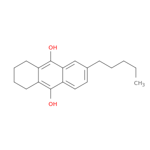 9,10-Anthracenediol, 1,2,3,4-tetrahydro-6-pentyl-
