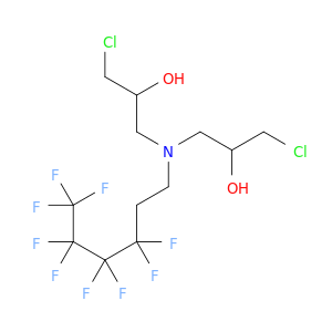 2-Propanol, 1,1'-[(3,3,4,4,5,5,6,6,6-nonafluorohexyl)imino]bis[3-chloro-
