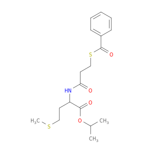 Methionine,N-[3-(benzoylthio)-1-oxopropyl]-, 1-methylethyl ester