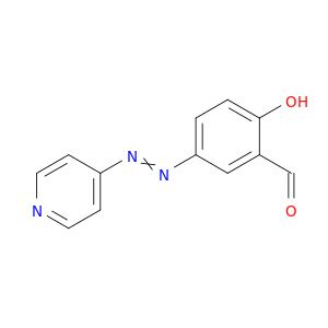 Benzaldehyde, 2-hydroxy-5-(4-pyridinylazo)-