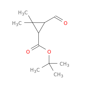 tert-butyl 3-formyl-2,2-dimethylcyclopropane-1-carboxylate