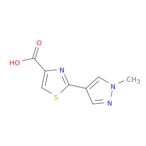 2-(1-Methyl-1H-pyrazol-4-yl)-1,3-thiazole-4-carboxylic Acid