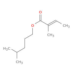 2-丁香酸,2-甲基-,4-甲基戊基酯,(E)-