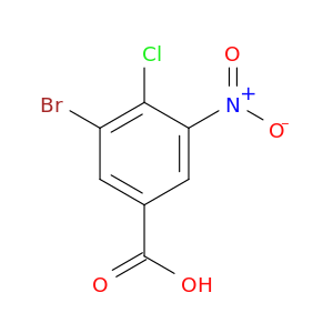 3-Bromo-4-chloro-5-nitrobenzoic acid
