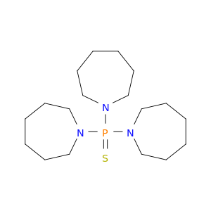 Phosphine sulfide,tris(hexahydro-1H-azepin-1-yl)- (7CI,8CI)