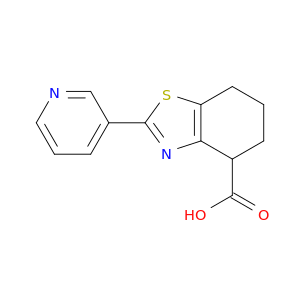 2-(pyridin-3-yl)-4,5,6,7-tetrahydro-1,3-benzothiazole-4-carboxylic acid