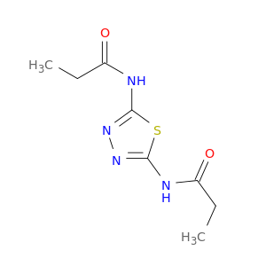 Propanamide, N,N'-1,3,4-thiadiazole-2,5-diylbis-
